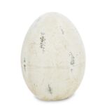 Jajko ozdobne 23 x 17 x 17 cm beżowy