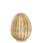Jajko ozdobne 13 x 8,5 x 8,5 cm złoty