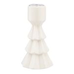 Świecznik porcelanowy choinka 12 x 6,5 x 6,5 cm biały