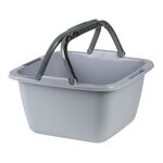 Miska z rączkami 39 x 39 x 22 cm szary