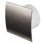 Wentylator łazienkowy WES125 srebrny, 0,75 kg, Ø125, kostka podłączeniowa AWENTA