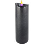 Świeca LED 17,5 x 5 cm granitowy CORTINA