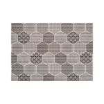 Mata łazienkowa Marino 45 x 65 cm wzór szary wielokolorowy