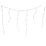 Lampki zewnętrzne 500 LED multikolor sople transformator programator i dodatkowe gniazdo 23 x 0,7 m Cortina