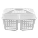 Organizer 3-komorowy z uchwytem Capri biały