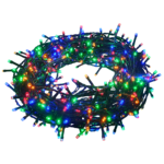 Lampki zewnętrzne 1000 LED multikolor na transformator z programatorem 51,95 m Cortina