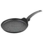 Patelnia aluminiowa Bono do naleśników 25 cm czarny