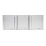 Gniazdo potrójne Bravo z uziemieniem IP54 biały