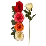 Gałązka róży 46 x 10 cm mix