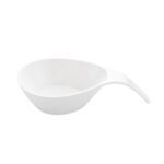 Salaterka z uchwytem Alta 24 x 12 cm biały