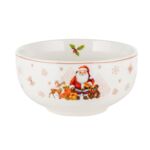 Salaterka Winter fun Mikołaj 14 cm wielokolorowy