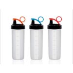 Shaker sportowy plastikowy 740 ml mix kolorów