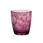 Szklanka Diamond do wody 300 ml fioletowy Bormioli