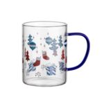 Szklanka Titi Navy Blue świąteczna 450 ml