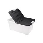 Pojemnik Metis ze składaną pokrywą 38 l transparentny