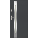 Drzwi zewnętrzne asti silver antracyt 90P prawe