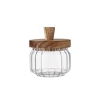 Pojemnik Acacia 250 ml szklany z drewnianą przykrywką