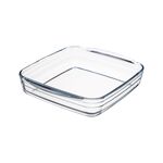 Naczynie żaroodporne Termica kwadrat 1,5 l transparentny