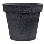 Doniczka okrągła Gloria 40 x 35 cm antracyt