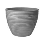 Doniczka okrągła Sand 50 x 38 cm szary