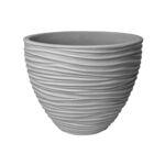 Doniczka okrągła Sand 40 x 31 cm szary