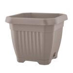 Doniczka Octagon 40 x 40 cm brązowy