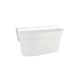 Skrzynia balkonowa z uchwytem Esprit 50 x 20 cm 25458 biały