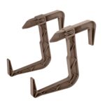 Uchwyty do doniczki balkonowej 2 sztuki beżowy