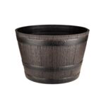 Donica Barrelbloom 40 cm ciemnobrązowy