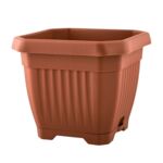 Doniczka Octagon 40 x 40 cm ceglasty