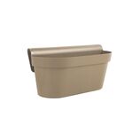 Skrzynia balkonowa z uchwytem Esprit 50 x 20 cm mokka brązowy