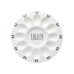 Talerz do jaj Enjoy biały
