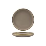 Talerz deserowy Berlotti 20 cm brązowy