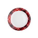 Talerz deserowy Christmas 20 cm wielokolorowy