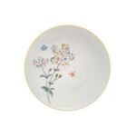 Talerz deserowy Flora 19 cm biały