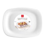 Talerz Grangusto BBQ 33 x 24 cm biały Borm