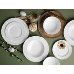 Talerz płytki Milano 25 cm biały