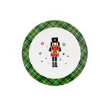Talerz płytki Xmas 26,5 cm dziadek do orzechów wielokolorowy
