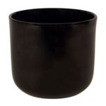 Osłonka 18 cm matowy czarny