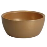 Misa ceramiczna 23 cm perłowy złoty