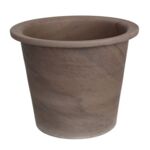 Donica terakota Vento bazalt 32 cm ciemnobrązowy