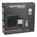 Naświetlacz LED 50 W gemini z panelem solarnym