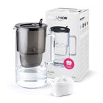 Dzbanek filtrujący Glass 2,5 lz wkładem Maxfor+Mg czarny