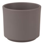 Osłonka cylinder 16 cm matowy basaltowy szary