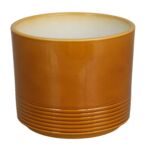 Osłonka cylinder Rille 14 cm lazur miodowy