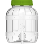 Słoik wielofunkcyjny z kranikiem 3 l