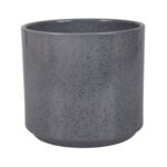 Osłonka cylinder 12 cm kamienny szary