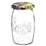 Słoik z metalową zakrętką 335 ml 7 x 12 cm 6 szt