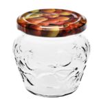 Słoik z metalową zakrętką 215 ml 7 x 7,6 cm 8 szt