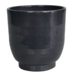 Osłonka ceramiczna 15 cm Granit Lazur czarny